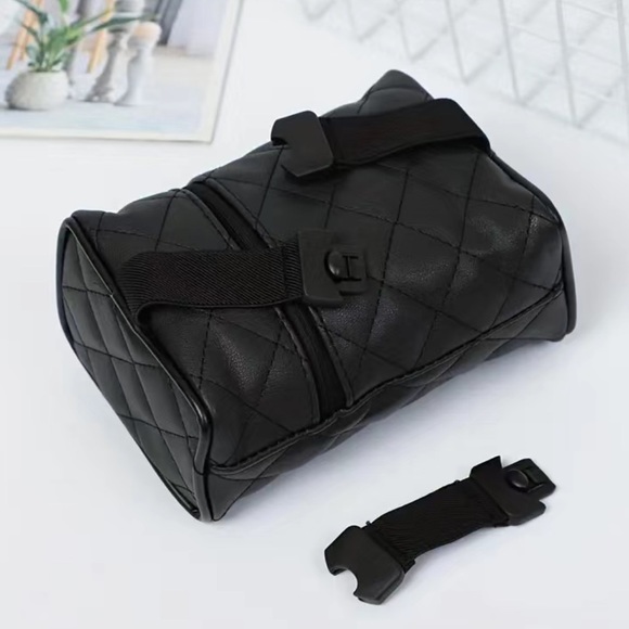 New - Camellia Leather Car Tissue Box PU - Picture 3 of 4